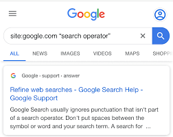 عملگرهای جستجو در گوگل